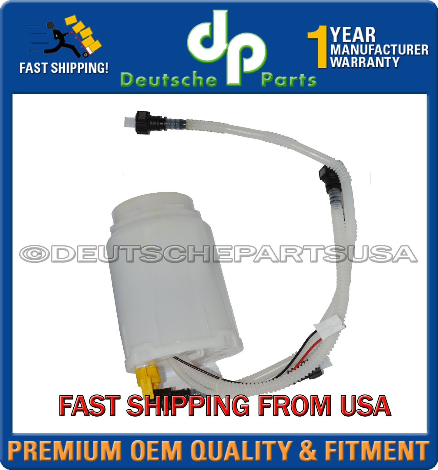 Porsche Cayenne Electric Fuel Pump w/ Seal L + R 95562093101 95562093201 Set 4