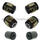JAGUAR XK XKR Rear Lower Control Arm Fluid Hydrabush HYDRA bushings SET 6