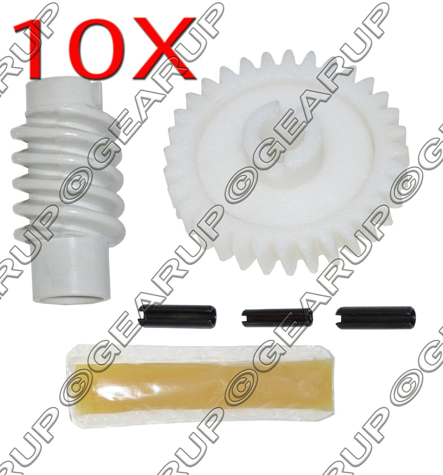 10 x Garage Door Opener LM Drive Gear + Worm Comp F Chamberlain Craftsman 41A281