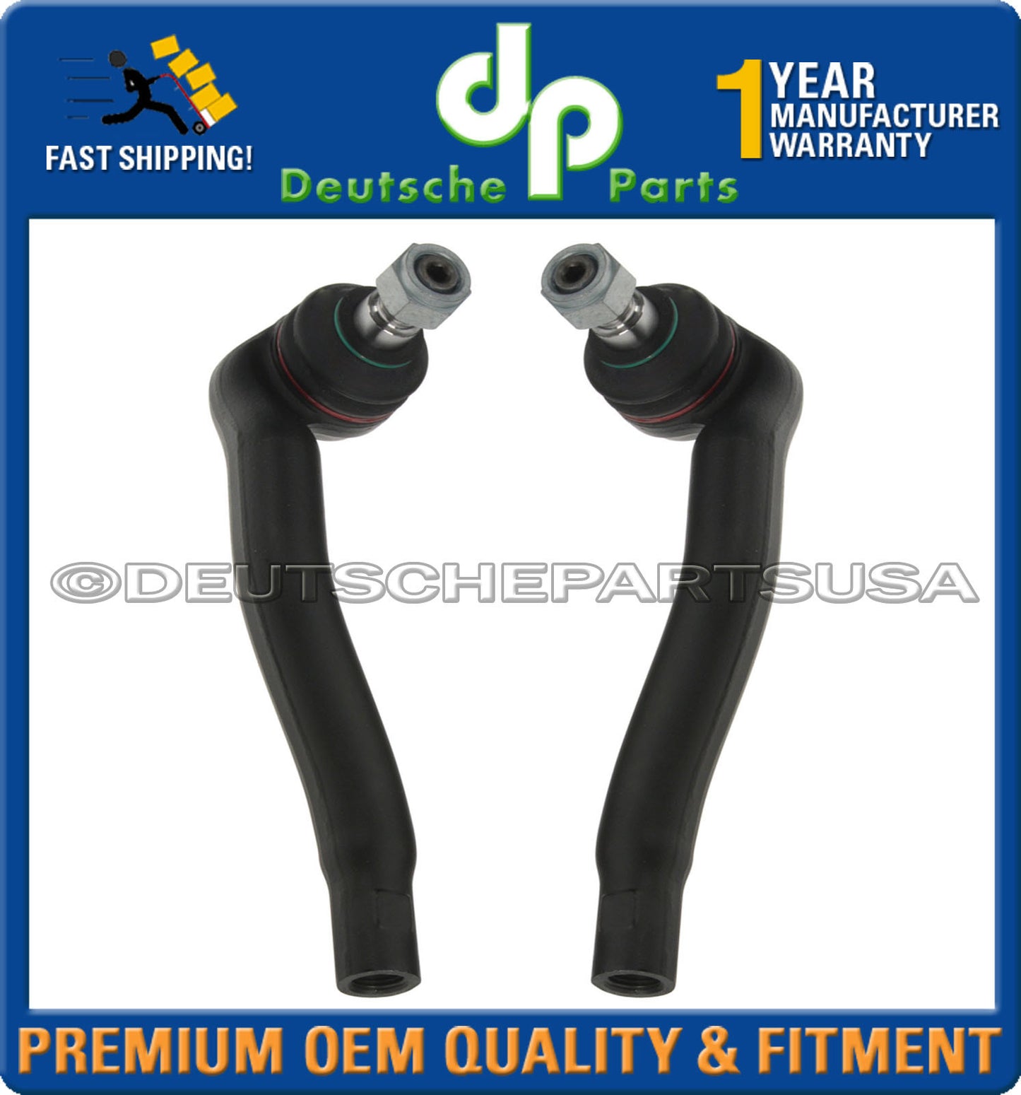 MERCEDES W203 4MATIC 4-MATIC OUTER STEERING TIE ROD RODS LEFT + RIGHT Set of 2