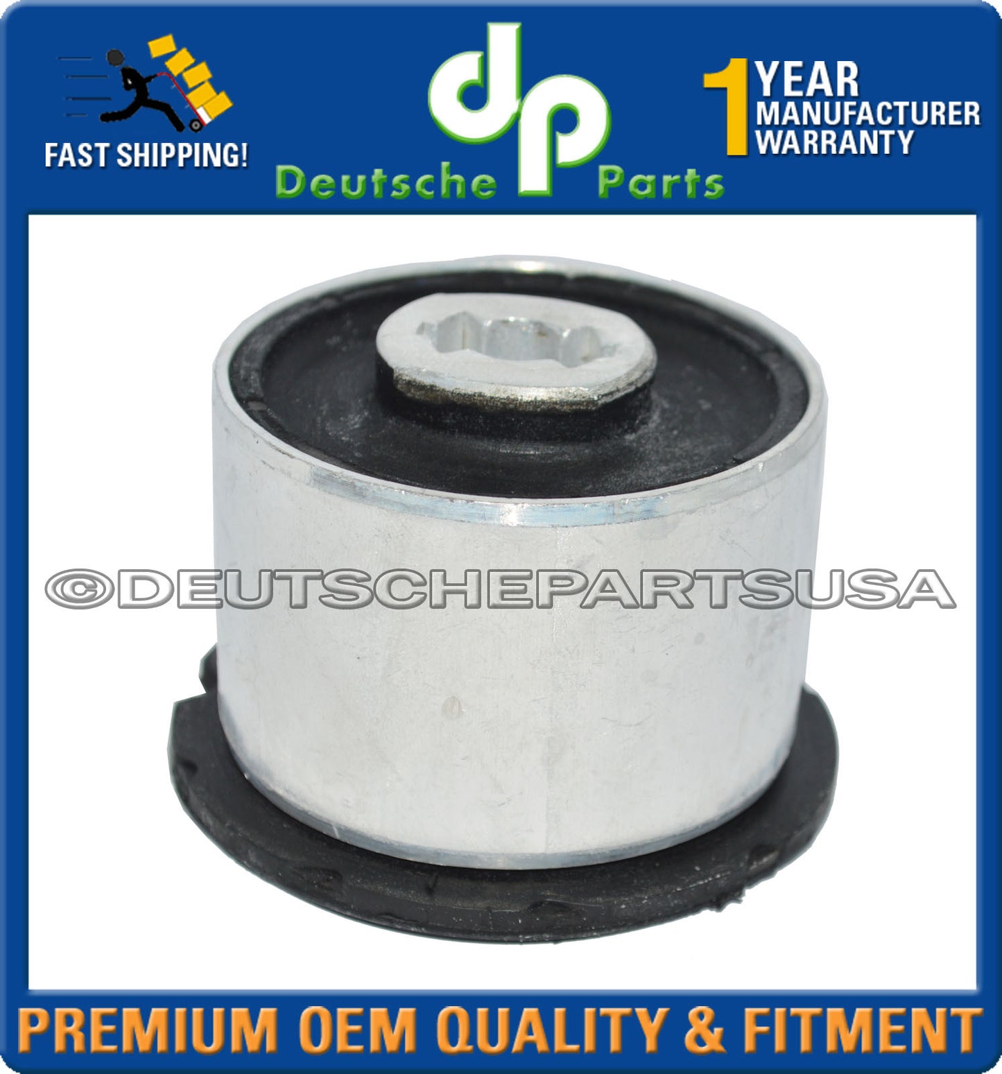 Porsche Panamera Front Lower Forward Rearward Control Arm Bushings LH + RH Set 4
