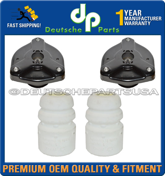 For MERCEDES W204 C300 C350 FRONT UPPER STRUT MOUNT SHOCK BUMP STOP L+R Set 4