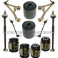 JAGUAR XF REAR Upper + LOWER CONTROL ARM BALL JOINT TOE LINK TIE ROD SET 12