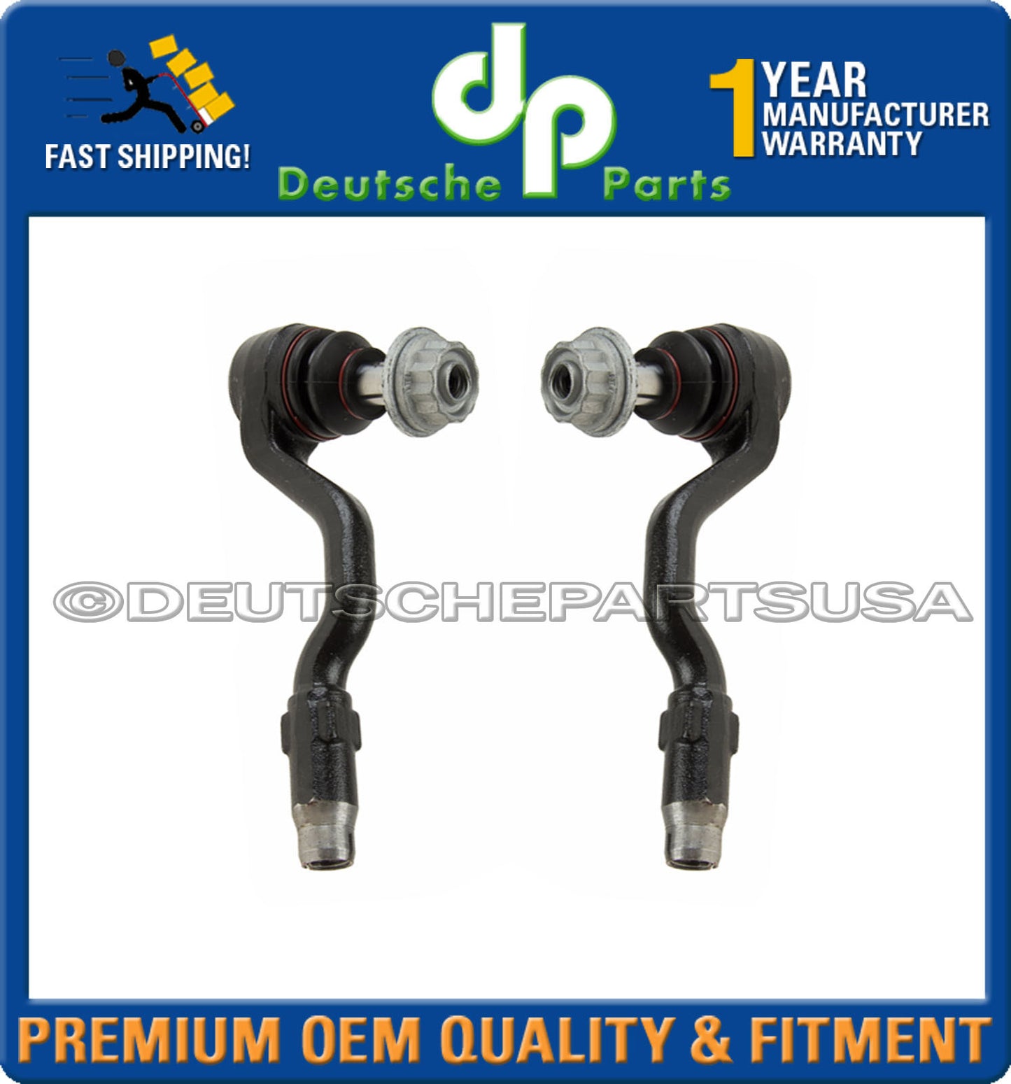 STEERING OUTER TIE ROD RODS for BMW E70 E71 X5 X6 32 10 6 793 497 L+R SET