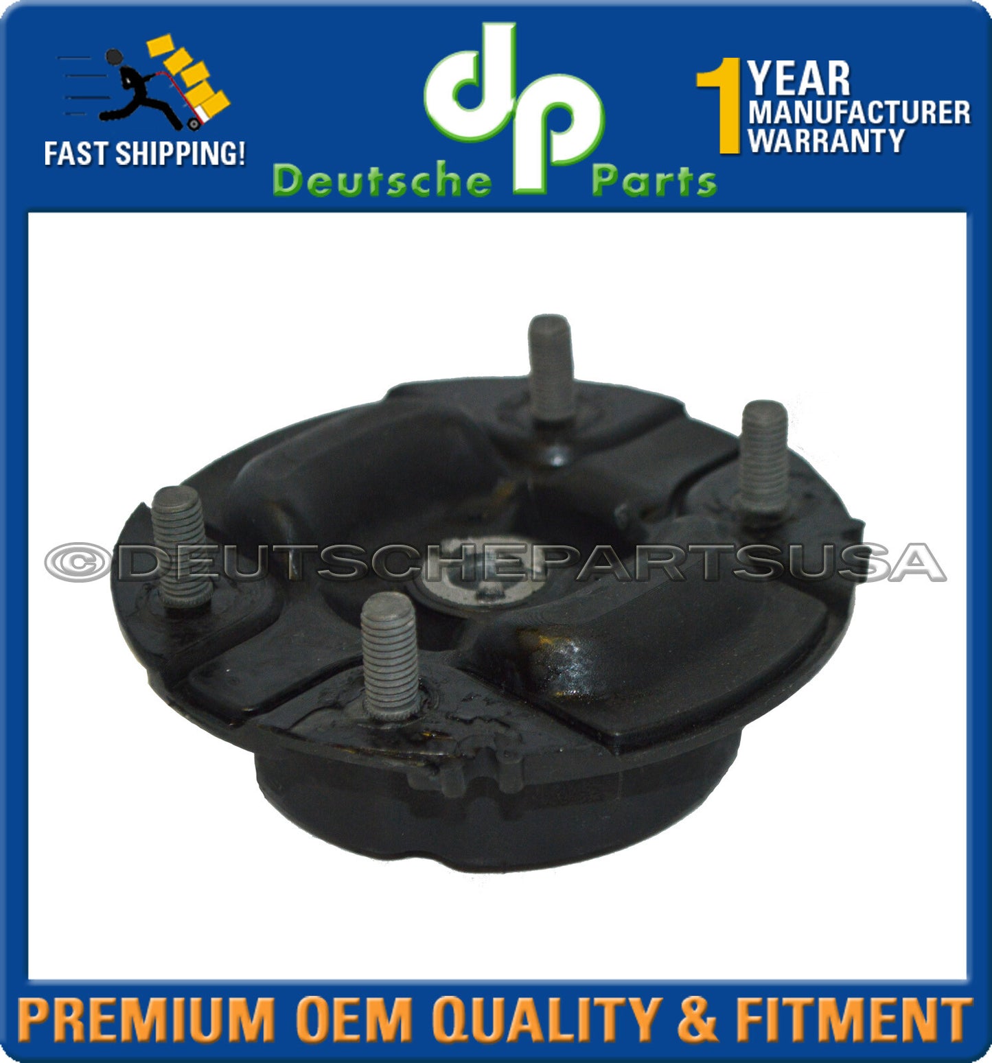 Porsche 911 993 Front + Rear Upper Shock Strut Flange Mount Mounts Bearing SET 4