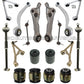 UPPER+LOWER CONTROL ARMS BALL JOINTS BUSHING TOE LINK TIE ROD JAGUAR VANDEN PLAS