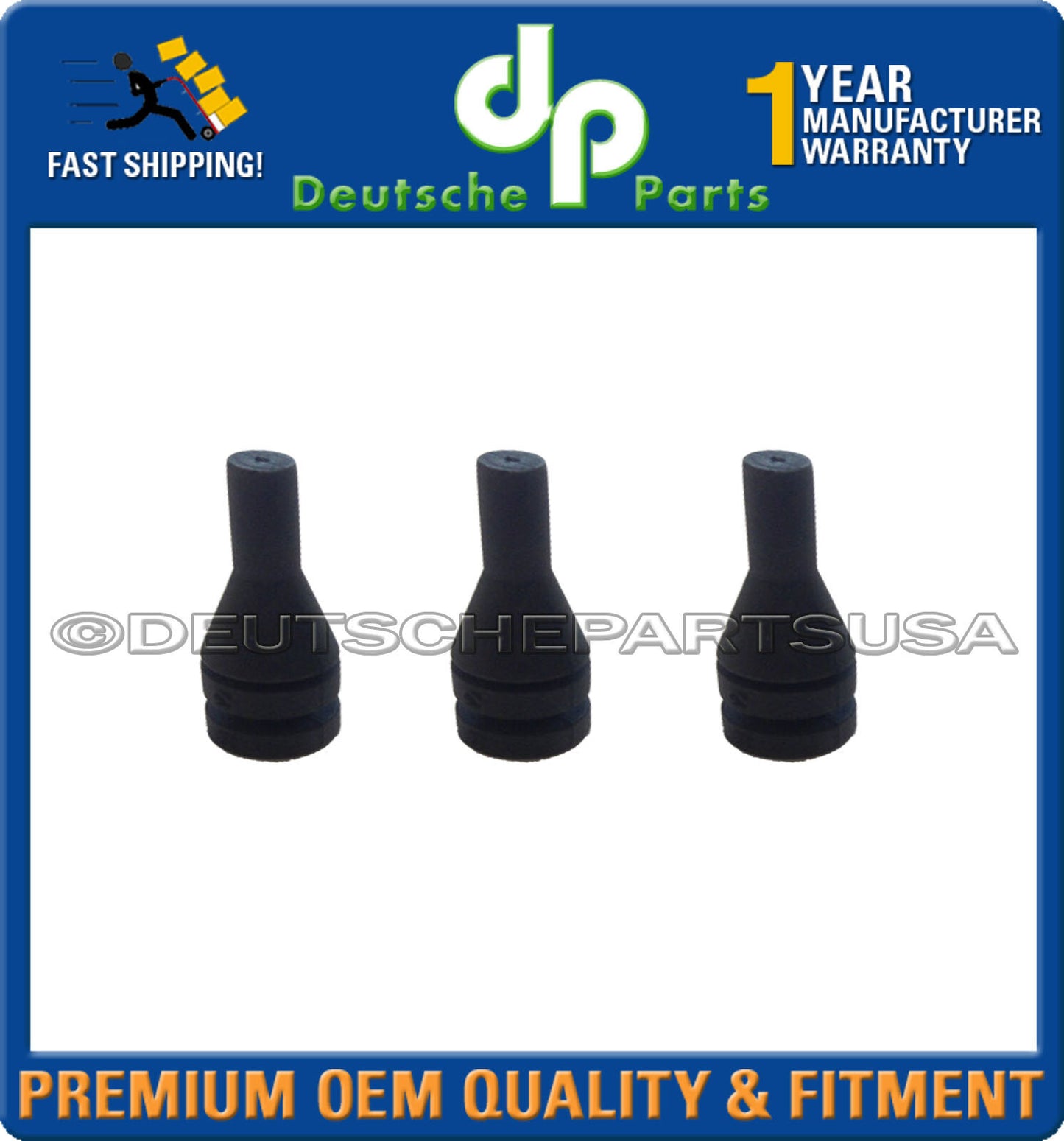 for Porsche 911 912 914 Rubber Bushing for Windshield Washer Pump Set of 3