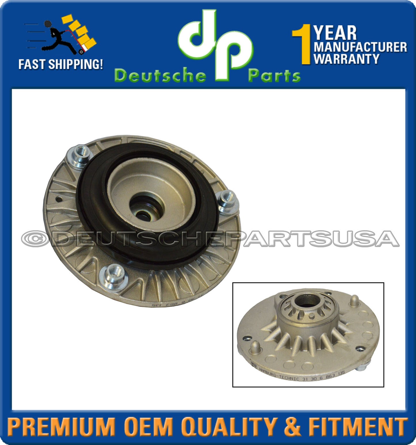 Front Strut Mount + Bearing fr BMW F30 F22 F32 F34 F36 Left / Right 31306880438