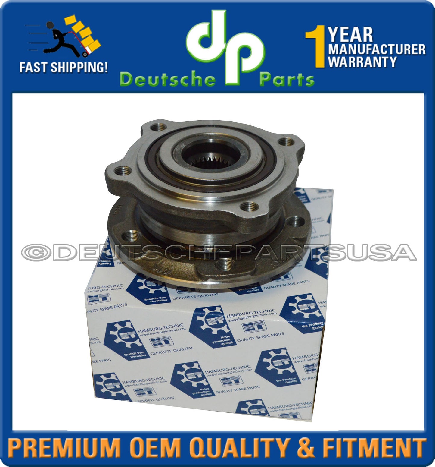 For BMW E70 E71 X5 X6 Front Axle Bearing and Hub Assembly 31 22 6 882 263