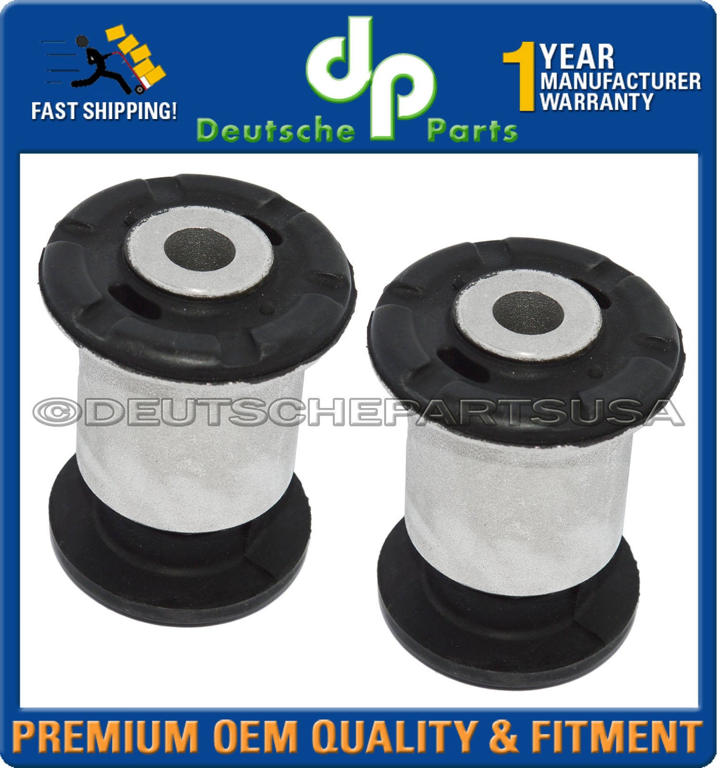 Porsche Panamera Front Upper Lower Control Arm Ball Joint Joints Bushings Set 6