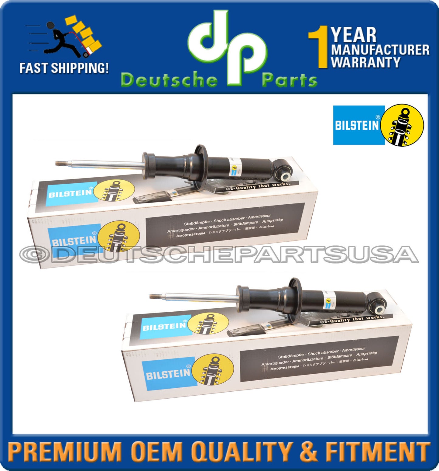 Rear Suspension Strut Shock ABSORBER TOP Mount BUMP STOP BMW F25 F26 X3 X4 Set 6