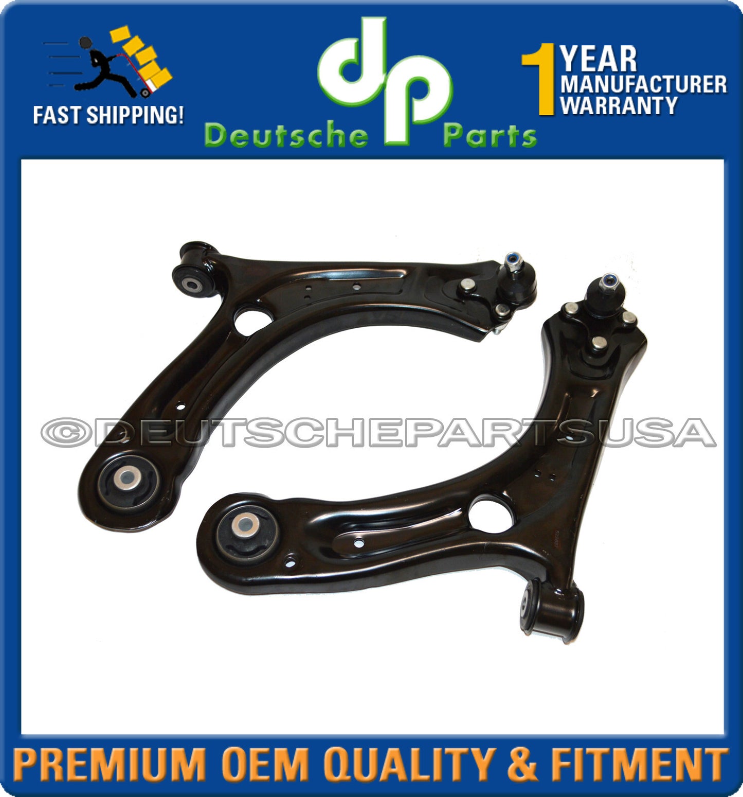 Front LOWER Wishbone Control Arm Arms Ball Joint Joints f VW BEETLE PASSAT SET 4