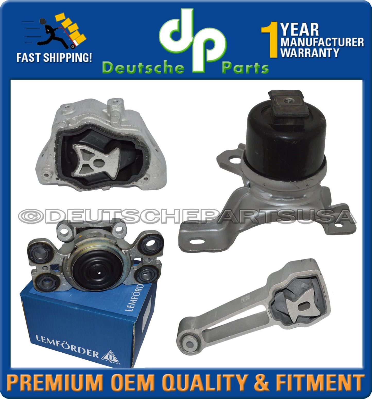 HYDRAULIC OIL ENGINE MOTOR MOUNTS Torque Rod VOLVO S80 S60 XC70 XC60 L + R SET 4