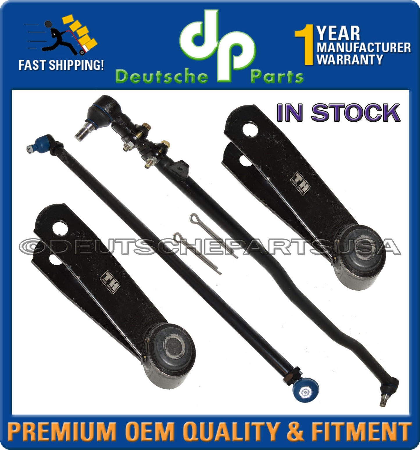 MERCEDES W463 G500 G550 DRAG LINK TIE ROD ASSEMBLY + Stabilizer Sway Bar Link -4