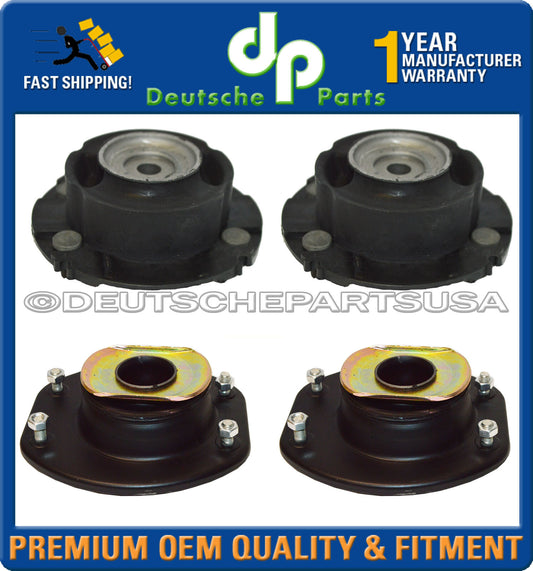 Porsche 911 993 Front + Rear Upper Shock Strut Flange Mount Mounts Bearing SET 4
