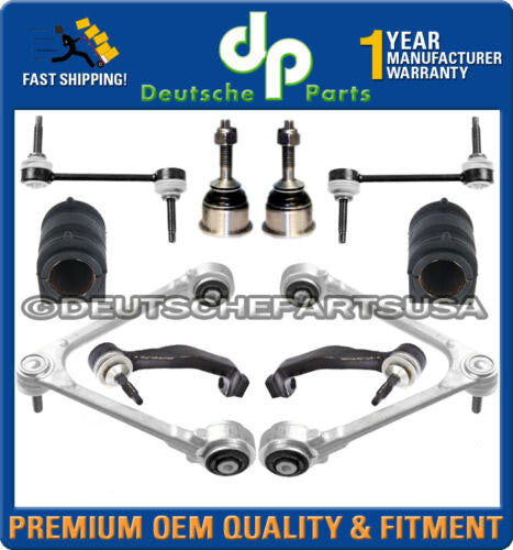 JAGUAR S-TYPE UPPER LOWER CONTROL ARM ARMS BALL JOINT BUSHING Tie Rod Rods KIT