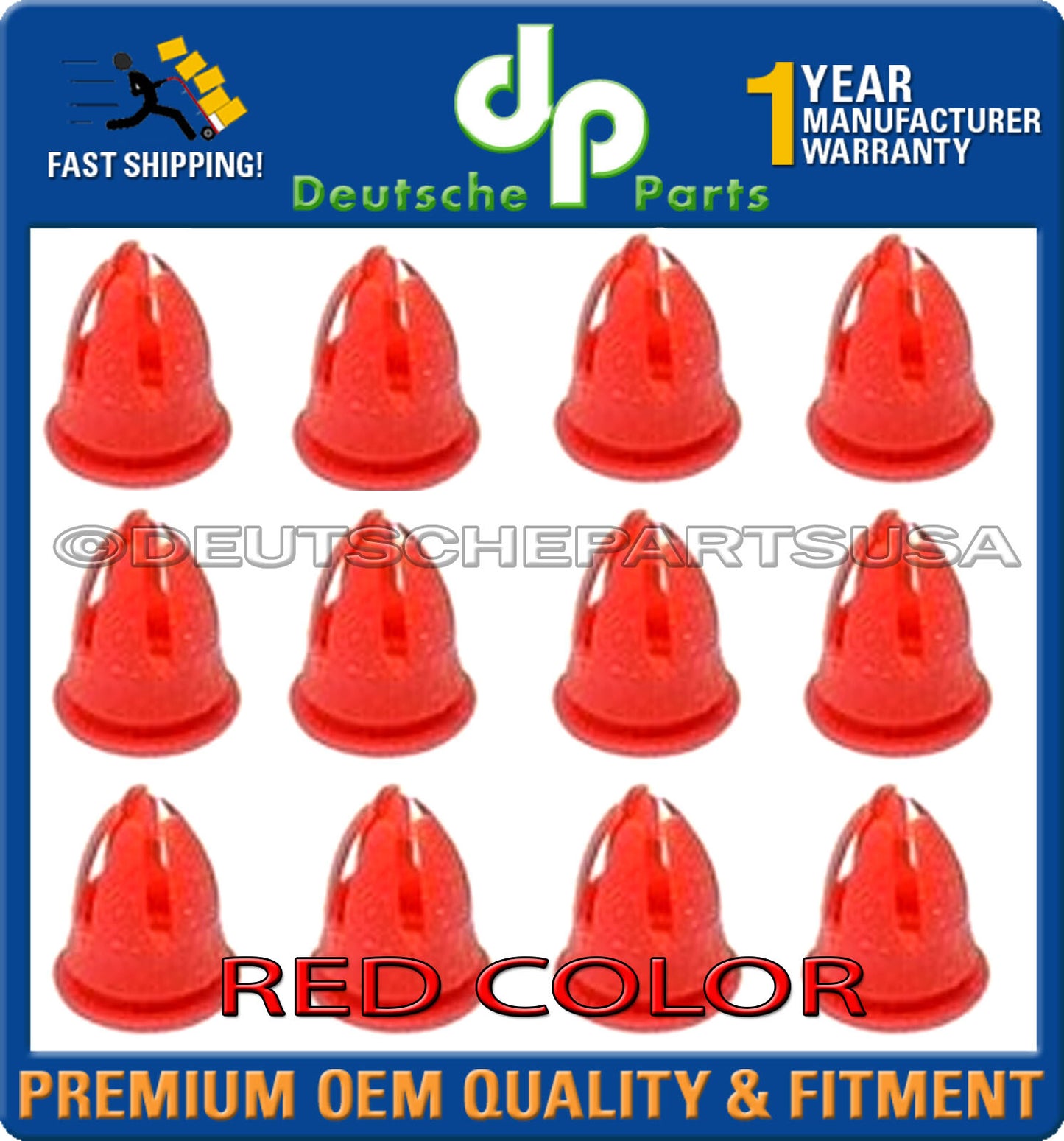PORSCHE 911 (1989-1994) Rocker Panel Moulding Clip 999 702 160 40 Set of 12