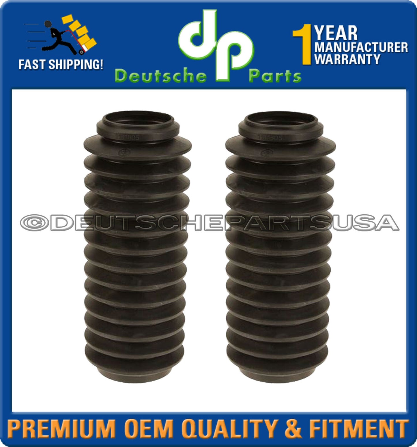 Porsche 911 993 Front Rear Upper Shock Strut Flange Mount Bearing Bump Stop SET