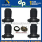 JAGUAR S-TYPE Front + Rear STRUT SHOCK MOUNT MOUNTS + SPRING SEAT + BOOT SET 12