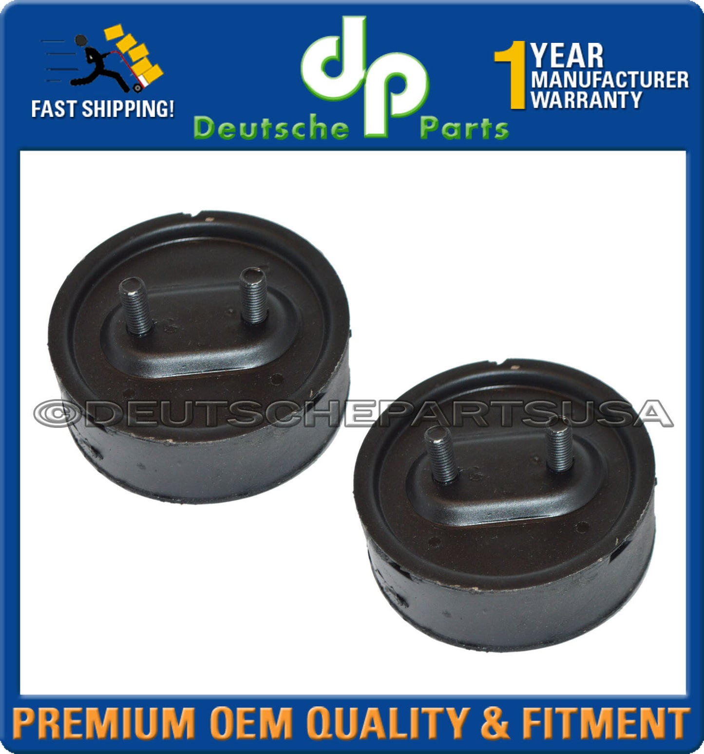 Porsche 356A 356B 356C 356SC 356 PreA Left Right Transmission Mount 51920016 SET