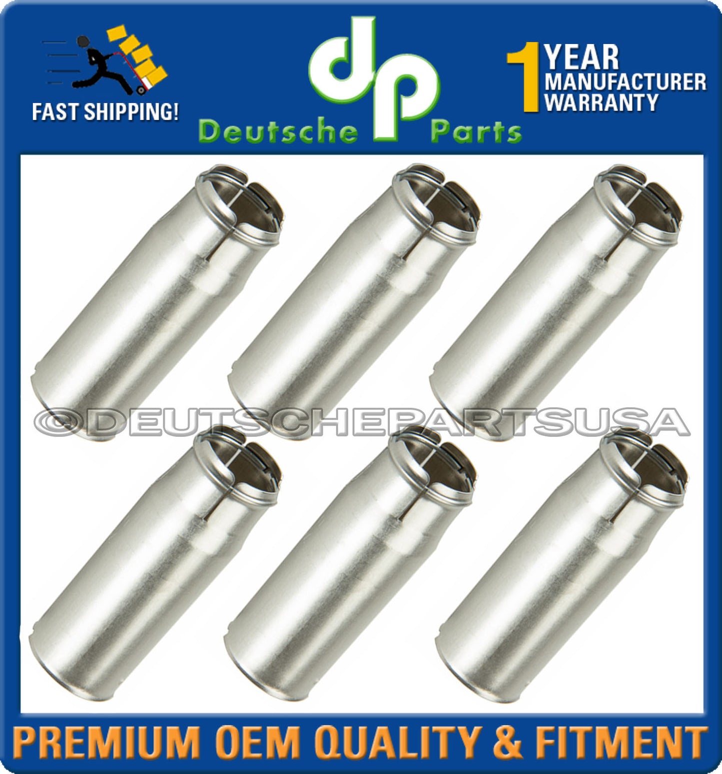 BMW E92 E91 E90 E83 E86 740Li X3 X5 X6 Z4 Bmw Spark Plug Tubes 11127575422 SET 6