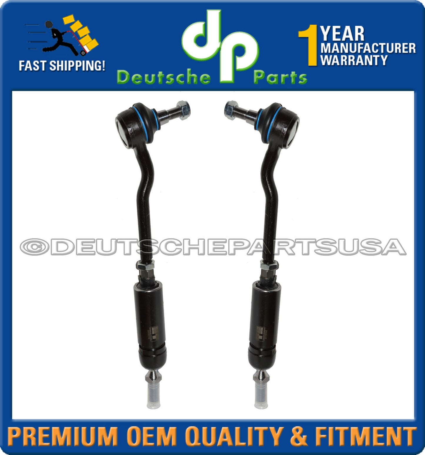 Porsche 993 911 STEERING Tie Rod Rods Inner Outer LH + RH 99334703103 Set of 2