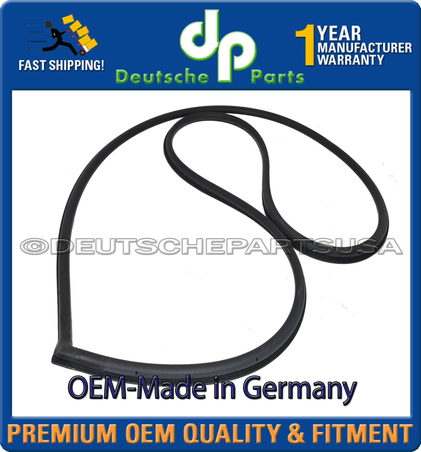 Porsche 911 Left Door Seal 964 531 095 00 96453109500 OEM-Made in Germany