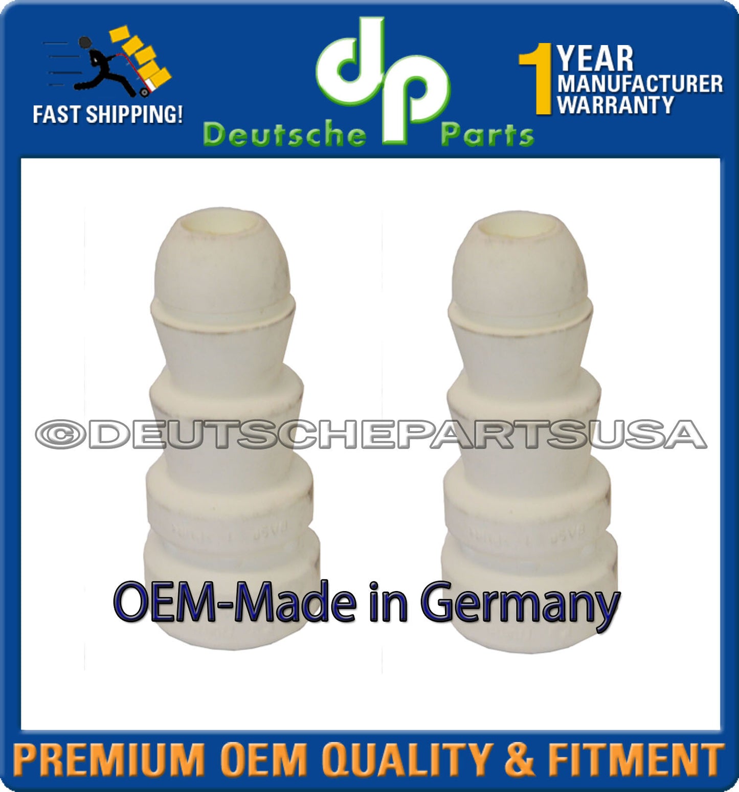 REAR Strut Shock Bump Stop for AUDI Q5 L+R Made in Germany 8R0 512 131 E Set 2