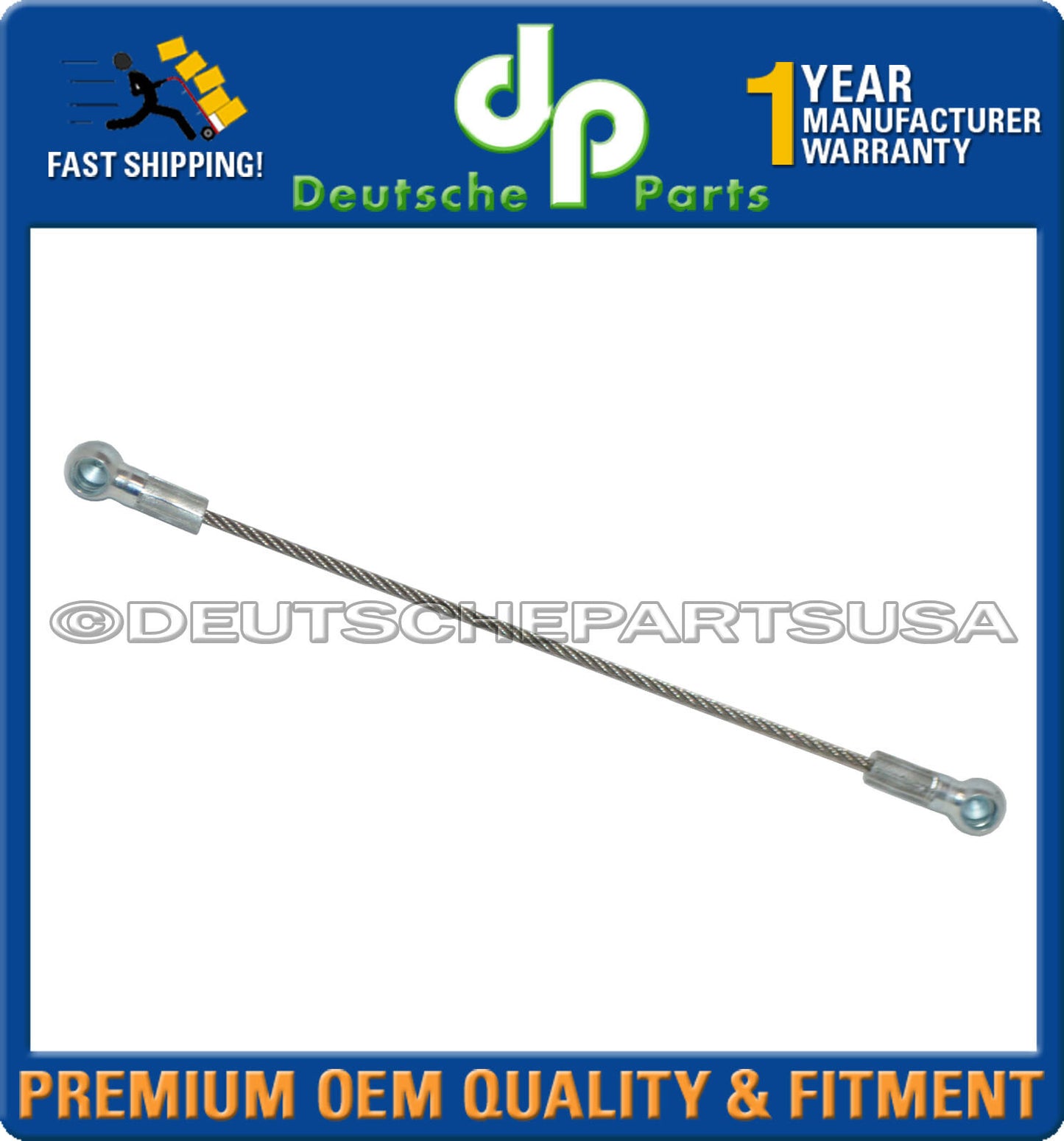 Porsche 911 996 997 Convertible Top Tension Cable Rope 99656119100 Set of 2