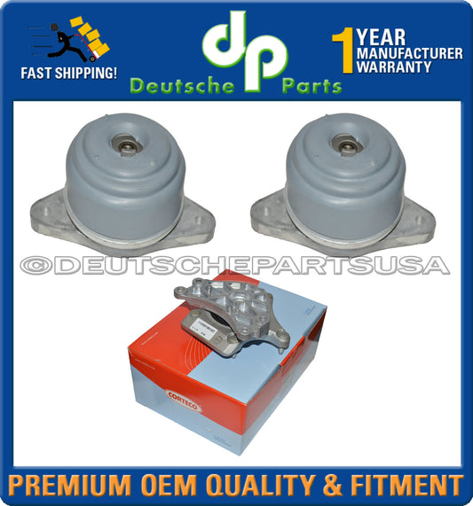 HYDRAULIC ENGINE MOTOR TRANSMISSION MOUNT MOUNTS for MERCEDES W221 4Matic SET 3