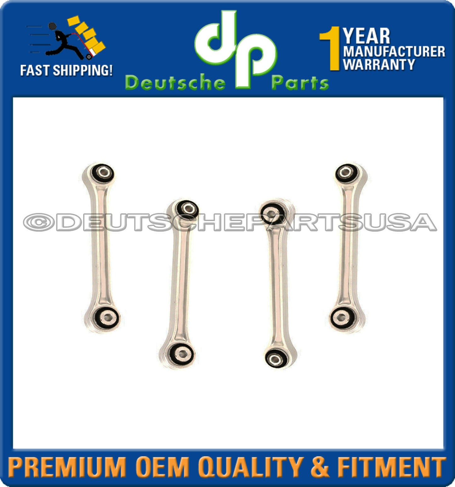 For Porsche 911 996 Rear Upper Control Arms Ball Joint Joints Set 4