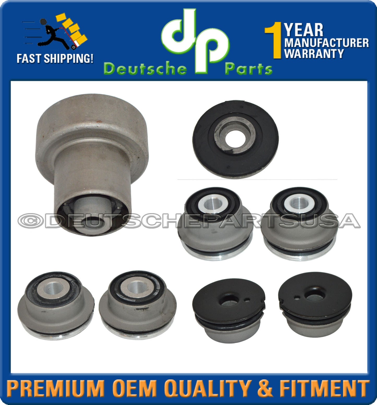 Maserati Quattroporte, Granturismo & Grancabrio Front Control Arm Bushing Set 16