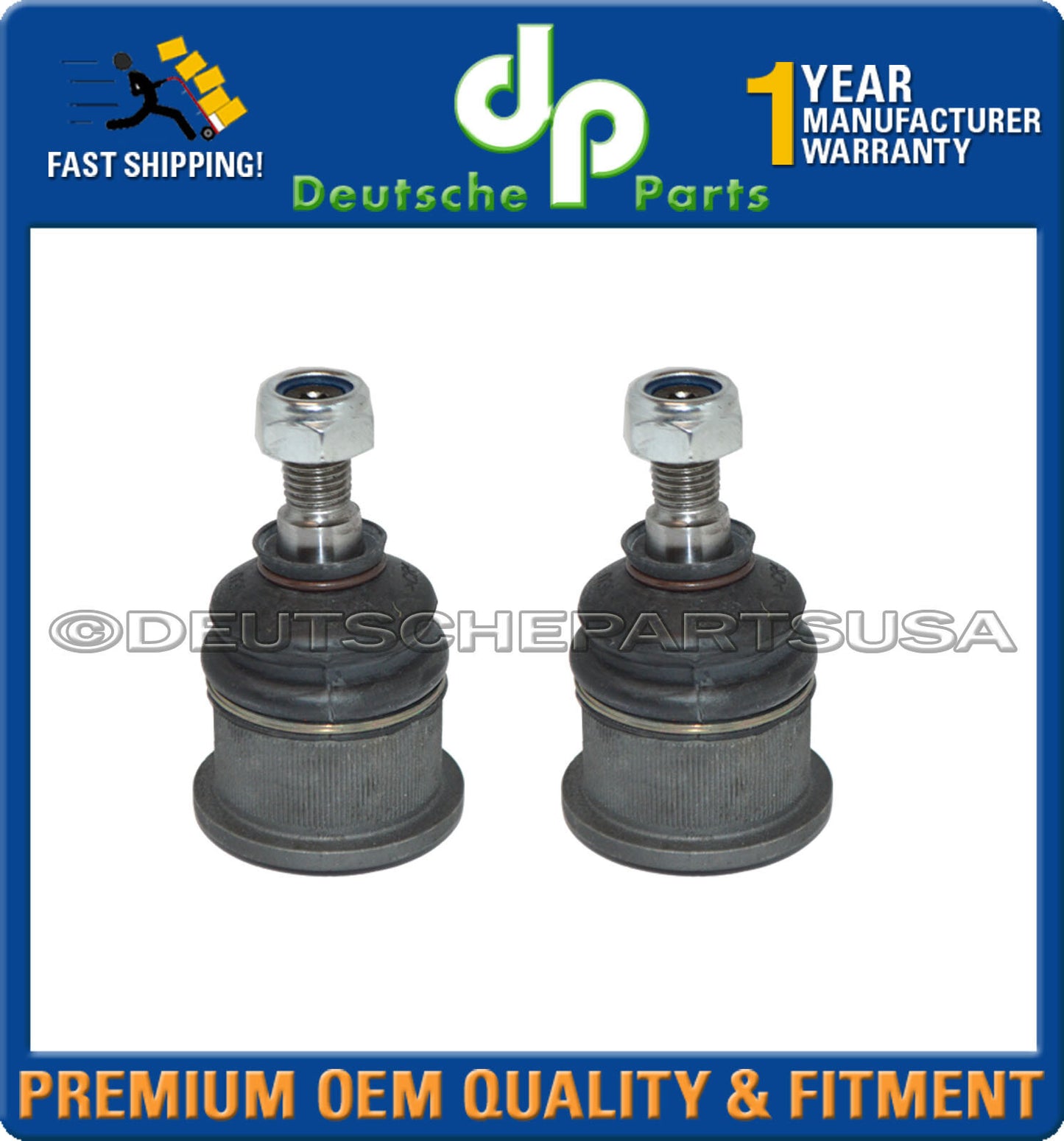 FOR BMW E30 325IX FRONT CONTROL ARM OUTER BALL JOINTS 31121701077 SET OF 2