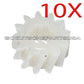 10 x New For BMW E36 3 Series Reclining Seat White Gear Replacement Repair Kit