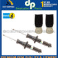 Rear Suspension Strut Shock ABSORBER TOP Mount BUMP STOP BMW F25 F26 X3 X4 Set 6