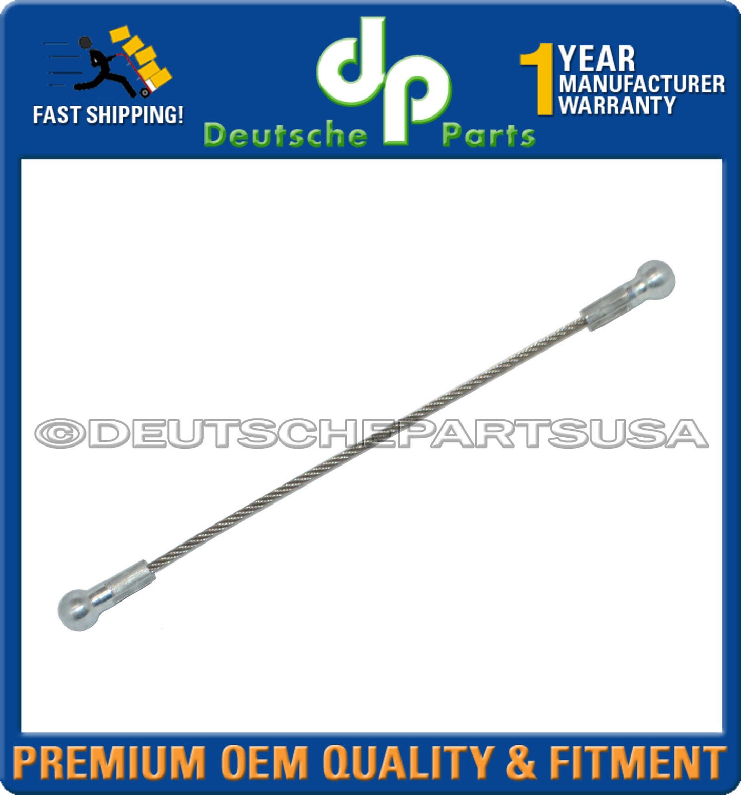 Porsche 911 996 997 Convertible Top Tension Cable Rope 99656119100 Set of 2