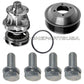 WATER PUMP METAL IMPELLER + GASKET + ALUMINUM PULLEY  for BMW E46 X5 X3 Z3 Set 7