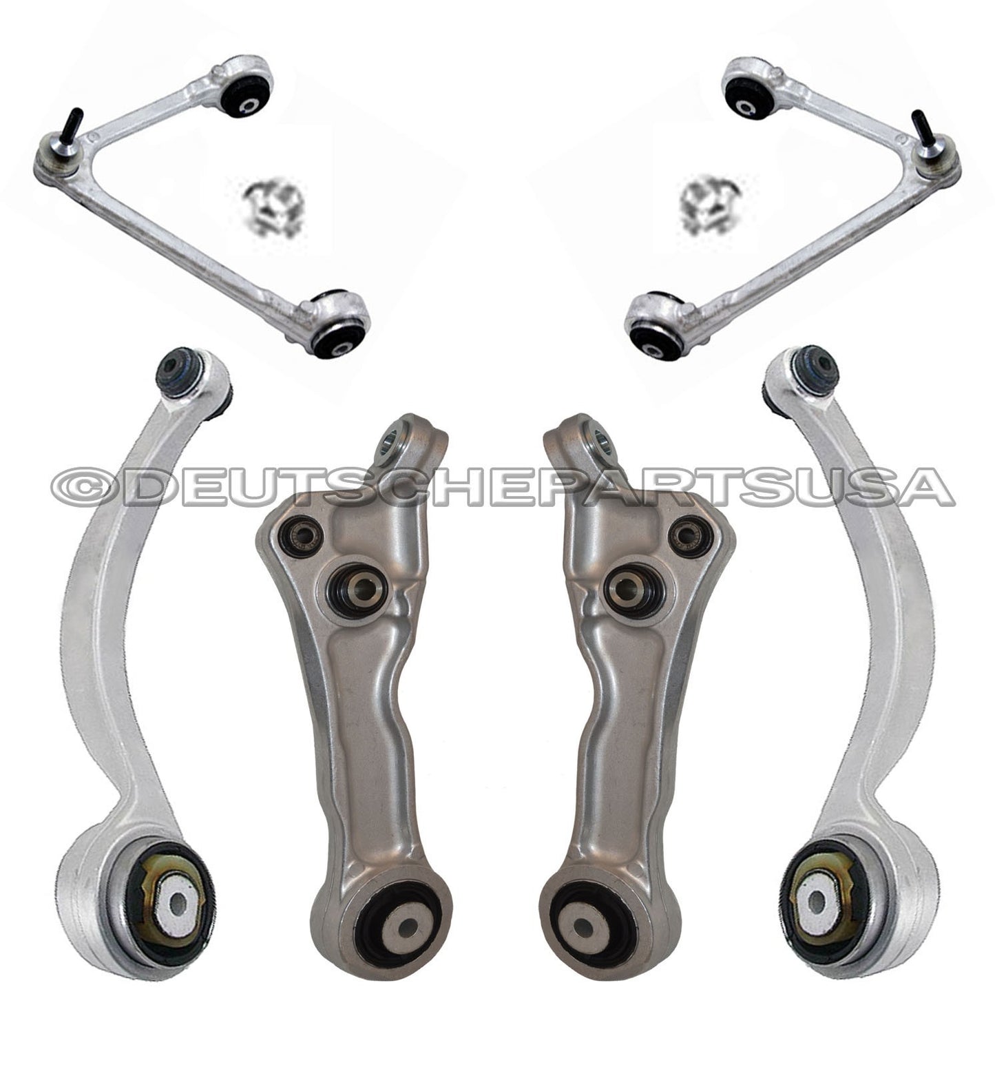 UPPER+LOWER CONTROL ARMS BALL JOINTS BUSHING TOE LINK TIE ROD JAGUAR VANDEN PLAS