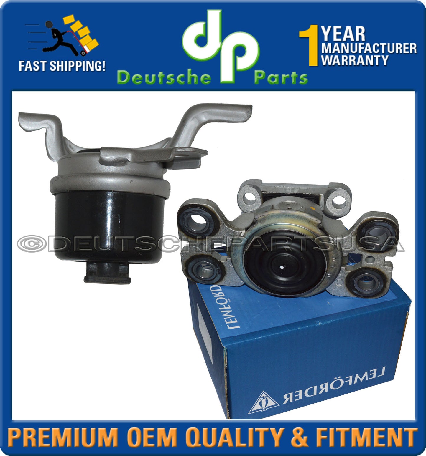 HYDRAULIC OIL FILLED ENGINE MOTOR MOUNT FOR VOLVO S80 S60 XC70 L+R 31316877 Set