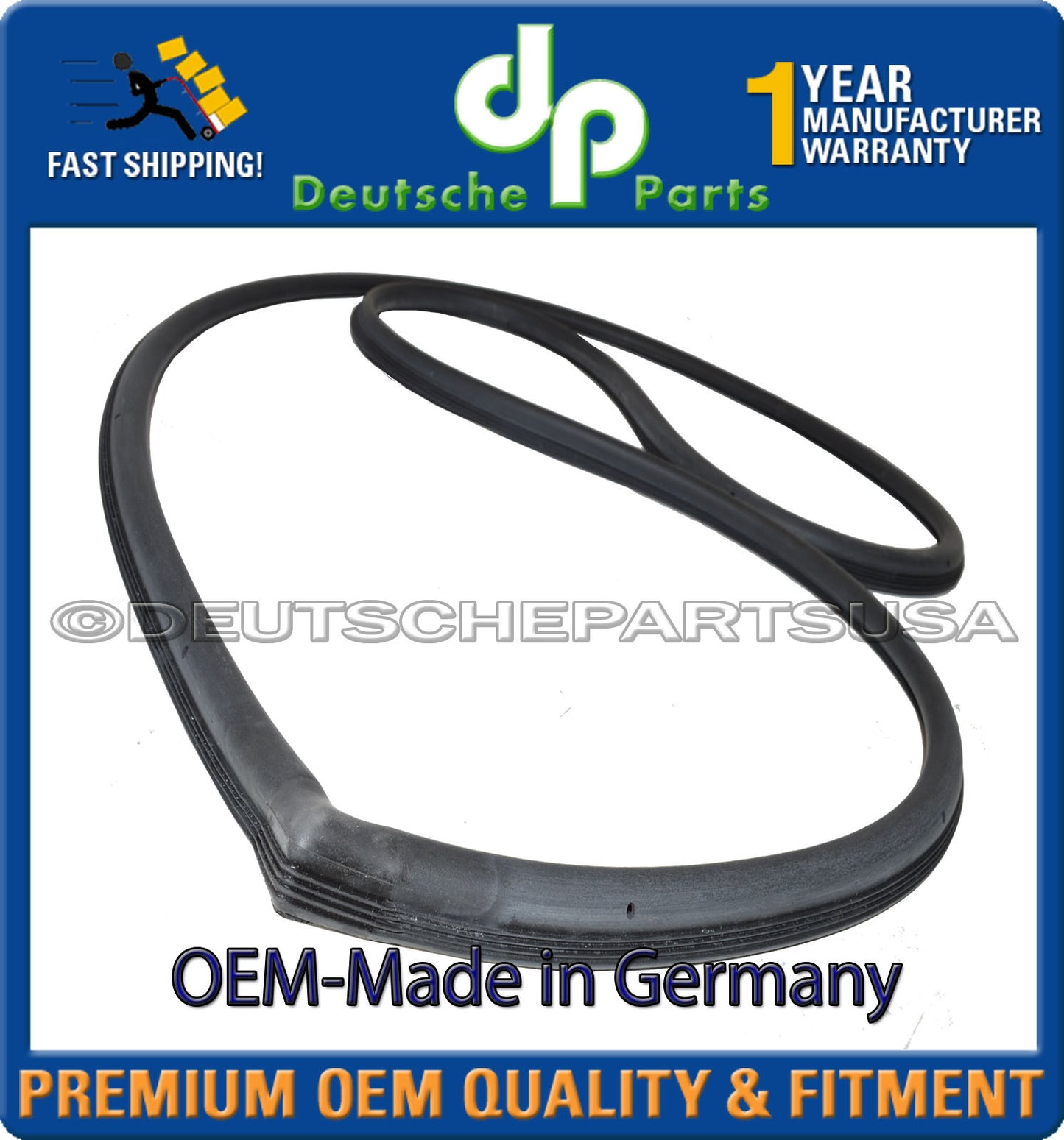 Porsche 911 Left Door Seal 964 531 095 00 96453109500 OEM-Made in Germany