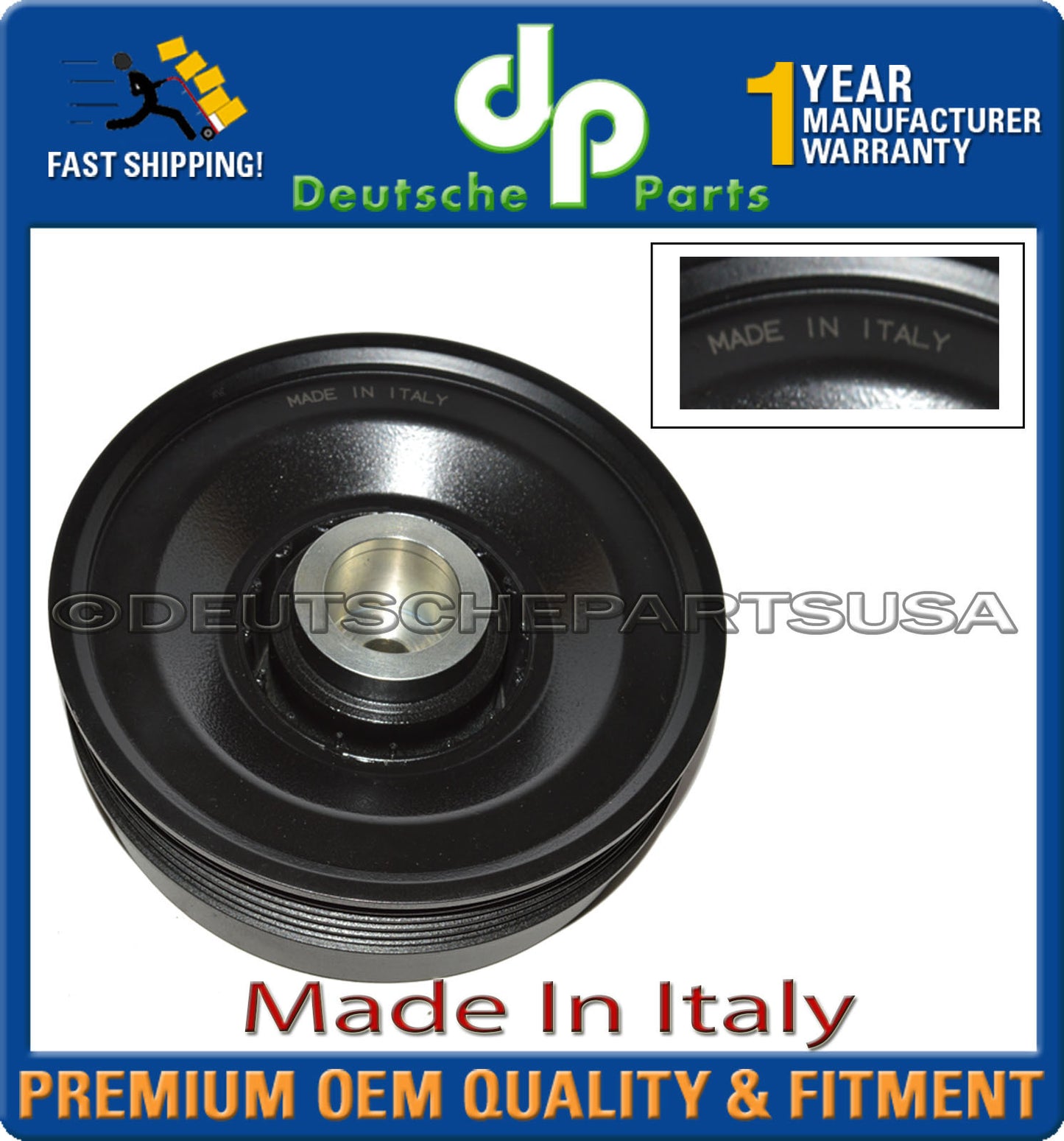 MINI COOPER ENGINE Harmonic Balancer Crankshaft Pulley + Bolt Set Made in ITALY