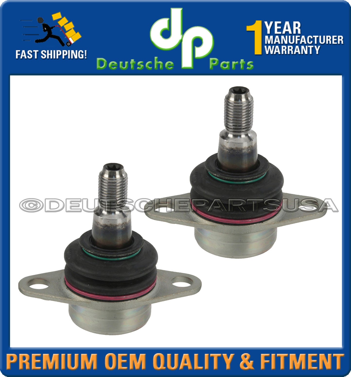 Front Thrust Control Arm Ball Joint for E90 Xi xDrive BMW 31126768988 L+R SET 2