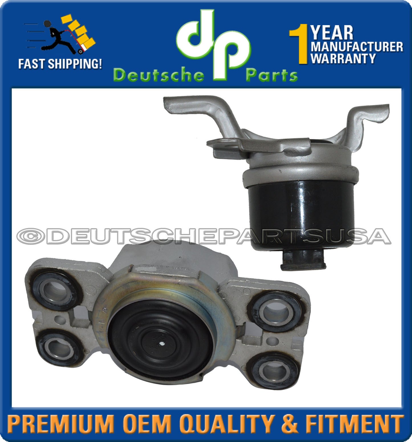 HYDRAULIC OIL FILLED ENGINE MOTOR MOUNT FOR VOLVO S80 S60 XC70 L+R 31316877 Set