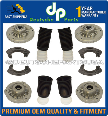 Front Rear Suspension Strut Shock TOP Mount Mounts for BMW F25 F26 X3 X4 Set 18