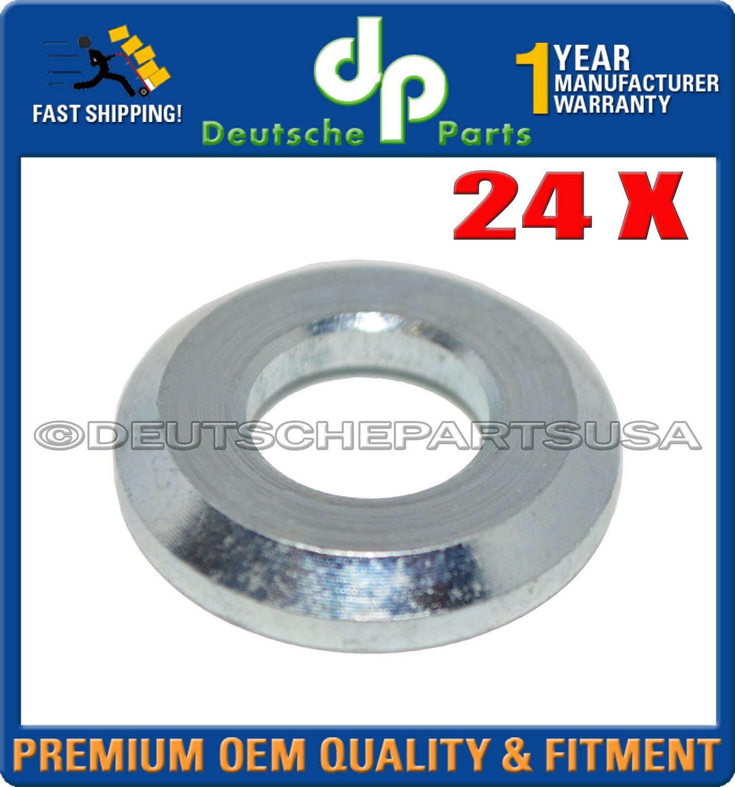 PORSCHE 911 930 (1965-1989) Engine Case Washer 901 101 161 02 Set of 24