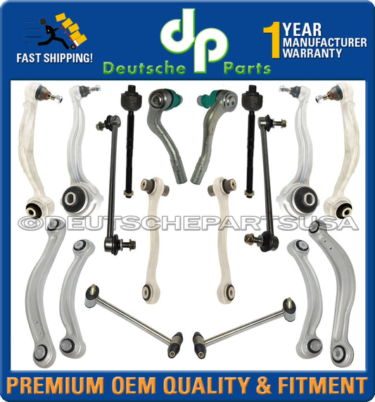 Mercedes W204 FRONT + REAR CONTROL ARM ARMS BALL JOINTS SUSPENSION KIT 18