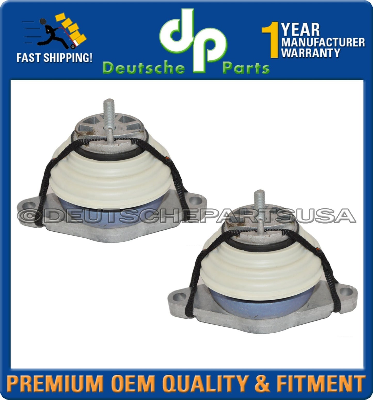 Jaguar XF XJ AWD 13-19 Engine Motor Mount LEFT RIGHT C2D19070 C2D 19070 Set of 2