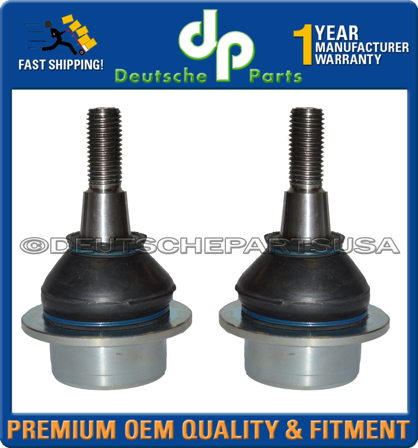 FRONT LOWER CONTROL ARMS BALL JOINTS LH & RH for JAGUAR S TYPE C2C257889BJ Set 2