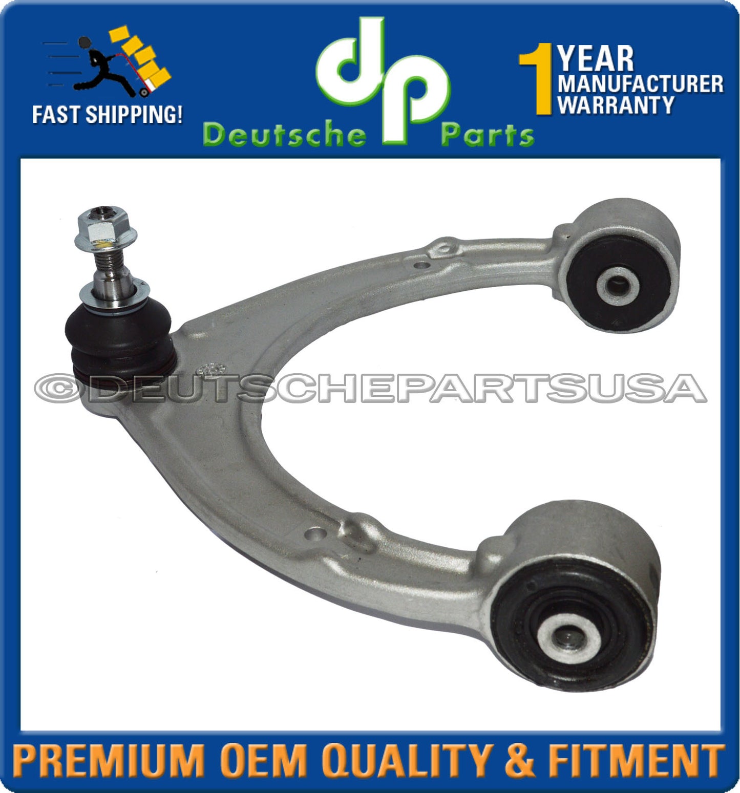 Porsche Panamera Front UPPER Control Arm Ball Joint Joints Bushing Bushings Set