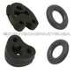 Mercedes w124 Exhaust Hanger KIT Muffler Center Donut Rubber Set of 4